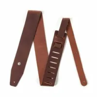 Dunlop bmf13br bmf 2.5" belt leather brown  ремень гитарный кожаный, ширина 64 мм, коричневый