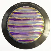 Гобо стекл. эффект объемное ColorWaves Cyan Waves 33004