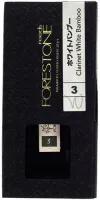 Clarinet reed Forestone White Bamboo FWBB030 - White Bamboo light-response clarinet reed of carbon fiber and bamboo pulp composite material. Medium-hard strength, MH, 3.0