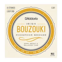 EJ81 Комплект струн для ирландского бузуки, фосфорная бронза, 11-40, D'Addario