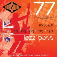 ROTOSOUND RS775LD JAZZ BASS FLATWOUND STRINGS MONEL струны для бас-гитары, монель, плоская обмотка, 45-130