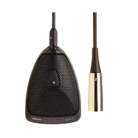 Shure mx393/o. конденсаторный микрофон граничного слоя с возможностью поверхностного монтажа, всенаправленный, led индикатор, кнопка вкл./выкл., кабель с разъемом xlr, цвет черный.