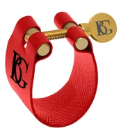 BG Flex Red LFS9 Лигатура для сопрано саксофона из синтетического материала с колпачком