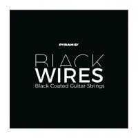 BW0962-7 Black Wires Комплект струн для 7-струнной электрогитары, никелированные, 9-62, Pyramid