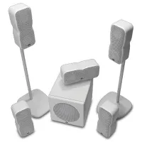 Комплект акустических систем RBH CT-5.1 White (MM-4x Wh + C-4x Wh + S-8 Bl)