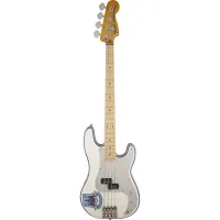 FENDER STEVE HARRIS PRECISION BASS MN Olympic White бас-гитара с кейсом, цвет белый