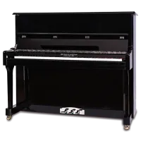 WITTON & WITTON WW123E-EBHP Пианино акустическое черное полированное высота 123 см, с банкеткой