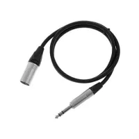 MC226-XMJS-0,15m Кабель микрофонный, XLRM-6.35мм стерео, 0,15м, SHNOOR