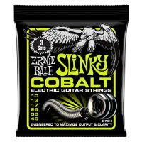 Ernie Ball 3721 струны для эл.гитары (набор из трёх комплектов 2721) Cobalt Electric Regular Slinky (10-13-17-26-36-46) обмотка кобальт