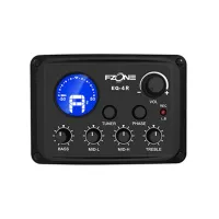 Fzone eq-4r  врезной гитарный 4х полосный эквалайзер со встроенным тюнером и lcd ди