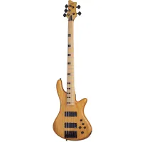 SCHECTER STILETTO SESSION-5 ANS - 5 струнная бас-гитара, 24 лада, корпус: болотный ясень, гриф на болтах: клён, звукосматели:HH, EMG40DC, EMG40J, мастер громкость, бленд, 3х полосный активный эквалайзер, бридж: Schecter Custom Bass String Thru, цвет: Aged