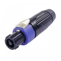 Neutrik NLT4FX-BAG кабельный разъем Speakon male 4-контактный, металлический черненый корпус