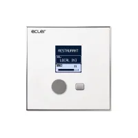 Ecler eMCONTROL1- 1-кнопочный настенный контроллер с плавной регулировкой и LCD-экраном