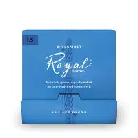 RCB0115-B25 Rico Royal Трости для кларнета Вb, размер 1.5, 25шт в индивидуальной упаковке, Rico