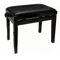 Банкетка для пианино Palette HY-PJ018 черная, сатинированная