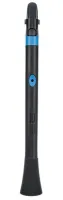 NUVO НЕ ДЛЯ ПРОДАЖИ DooD (Black/Blue) V2 блокфлейта DooD, материал - пластик, цвет - чёрный/голубой, кейс, запасные трости