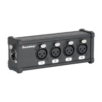 CXA028 DMX КОММУТАЦИОННАЯ КОРОБКА/РАСШИРИТЕЛЬ СИГНАЛОВ DMX 4хXLR(3p)female - RJ-45, Soundking