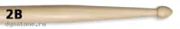 VIC FIRTH 2B - Барабанные палочки орех