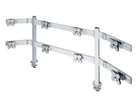 ErgoFount TBSS-800WG- Настольное крепление для 8 мониторов диагональю до 24'' (2х4), струбцина типа G, макс. нагрузка 96 кг