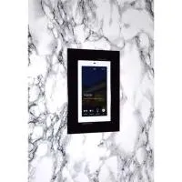 Savant рамка wall-smart 10-01-435-bl (wall-smart touch 5 flush mount - retrofit black) для сенсорной панели savant 5.5"