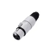 Adam hall 4 star cxf3  разъем xlr (f) металлический корпус/ металлическая крышка