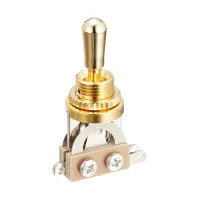 YM-T20G-2 Переключатель 3-х позиционный, золотистый, Hosco