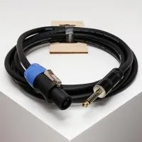 SC225-SPPJ-6m Кабель для гитарного усилителя, 2х2,5мм, Speakon-Powerjack, 6м, SHNOOR