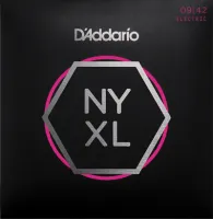 Electric guitar string set D'Addario NYXL0942 - Electric guitar strings with NY steel tops and nickel-plated steel wound basses. Extra light tension, thickness .009-.042 inch