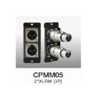 CPMM05 Модуль коммутационной панели CPM101 2 х XLR(M) 3р, Soundking