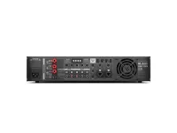 CVGAUDIO M-83T - Профессиональный микшер-усилитель для качественных систем трансляции фоновой музыки и оповещения, 80W/100V, 3 line in, 2 mic/line in (настраиваемый приоритет), управляющие контакты FULL MUTE, MUSIC MUTE, раздельный EQ для линейных и микро