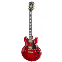 GIBSON CUSTOM SHOP CS-356 Figured Top w/ Ebony Fingerboard Gloss Faded Cherry полуакустическая гитара, цвет вишневый, в комплект