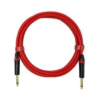 ESHINE ES-8022R - Несимметричный литой гитарный кабель 3м, позолоченный гальванизированный в черном , , шт