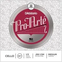 D'Addario J59 1/2M компл струн виолончели 1/2 среднее натяжение (medium).