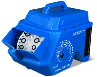 STAGE4 - BUBBLE FORCE 200. Генератор мыльных пузырей. 2 вентилятора. Мощность: 14Вт, управление: радио ПДУ, ручное, емкость для жидкости: 2л, расход жидкости: 40 мл/мин, габаритные размеры (ШхВхГ): 359 x 266 x 278мм, масса: 3,7кг.