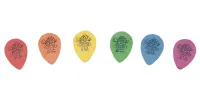 4231 Tortex Small Tear Drop Коробка медиаторов 216шт, 6 толщин, маленькая капля, Dunlop