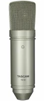Tascam TM-80 - Микрофон конденсаторный кардиоидный, для записи вокала и инструментов, диафрагма 18 мм, 20-20000 Гц, сопротивление 200 Ом, нагрузка 1кОм, чувствительность -38 дБ, SPL 136 дБ, S/N 77 дБ, в комплекте кабель, эластичный подвес, настольная стой