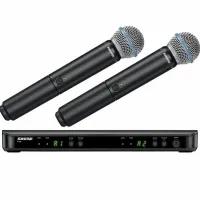 SHURE BLX288E/B58 K3E 606-630 MHz двухканальная радиосистема с двумя ручными передатчикакми BETA 58