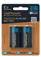 00-00026398 Ultra Элемент питания LR14 C BL2 Alkaline 1.5В, GoPower