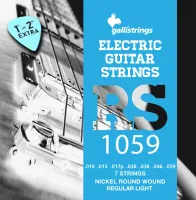 GALLI STRINGS RS1059 - струны для электрогитары, 7 струн, натяжение REGULAR LIGHT, 010-059