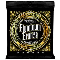 Ernie Ball 2566 струны для акуст.гитары ALUMINUM BRONZE MEDIUM LIGHT(12-16-24w-32-44-54)