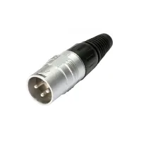 Sommer Cable HI-X3CM- Разъем XLR 3-pin (вилка) на кабель диаметром 4,0–8,5 мм, серебристый