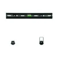 [WU46] Универсальное фиксированное настенное крепление Wize [WU46] для 23"-46"+ LED телевизоров, VESA 400x400, расстояние от стены 2 см, встроенный уровень, до 40 кг, черн., розн. упаковка