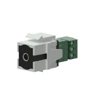 Procab VCK315/W- Вставка-переходник Keystone miniJack 3,5 мм – клеммный блок