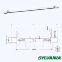 Sylvania XP750W лампа для стробоскопа, 750W
