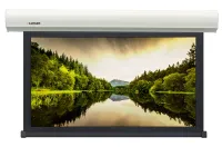 [LMBC-100109] Экран с электроприводом Lumien [Master Business Control] 256х394 см, (раб.область 240х384 см) (178") Matte White, чёрн.кайма по периметру, верх.кайма 10 см, цвет корпуса белый 16:10. В комплекте триггер., RS485, IR, RF управл.