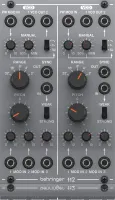 Behringer 112 DUAL VCO аналоговый Dual VCO модуль для Eurorack