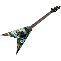 DEAN VMNTX UA - электрогитара типа "стрела",24 лада,25 1/2,HH,2V+1T, графика...