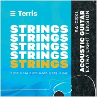 TERRIS SA-CSXL - Струны для акустической гитары