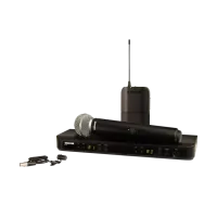 Shure blx1288e/w85 двухканальная радиосистема shure с петличным микрофоном wl185 и ручным передатчиком sm58