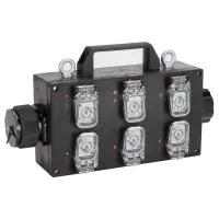 RCF CBL LKS 19 BREAKOUT  Проходной силовой блок LKS19 на 6 выходов POWERCON Out, влагозащита